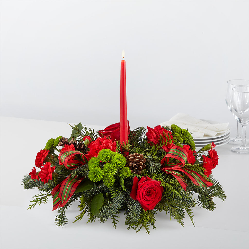 By the Candlelight Centerpiece – Colonial Nursery Garden Center, Ladysmith WI