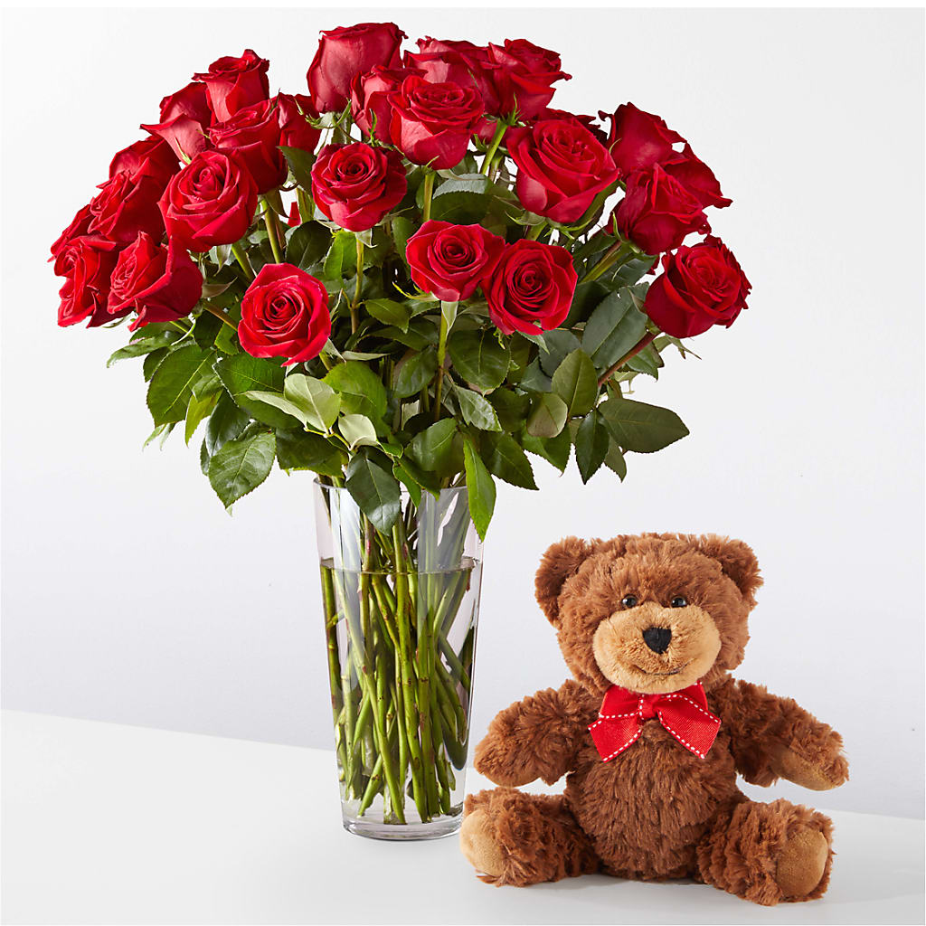 Romantic Long Stem Red Rose Bouquet Bundles – Colonial Nursery Garden Center, Ladysmith WI