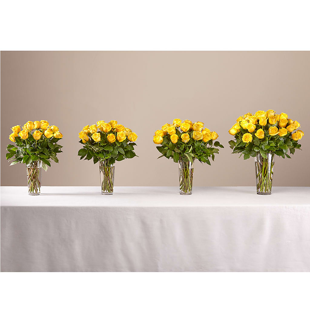 Long Stem Yellow Rose Bouquet – Colonial Nursery Garden Center, Ladysmith WI