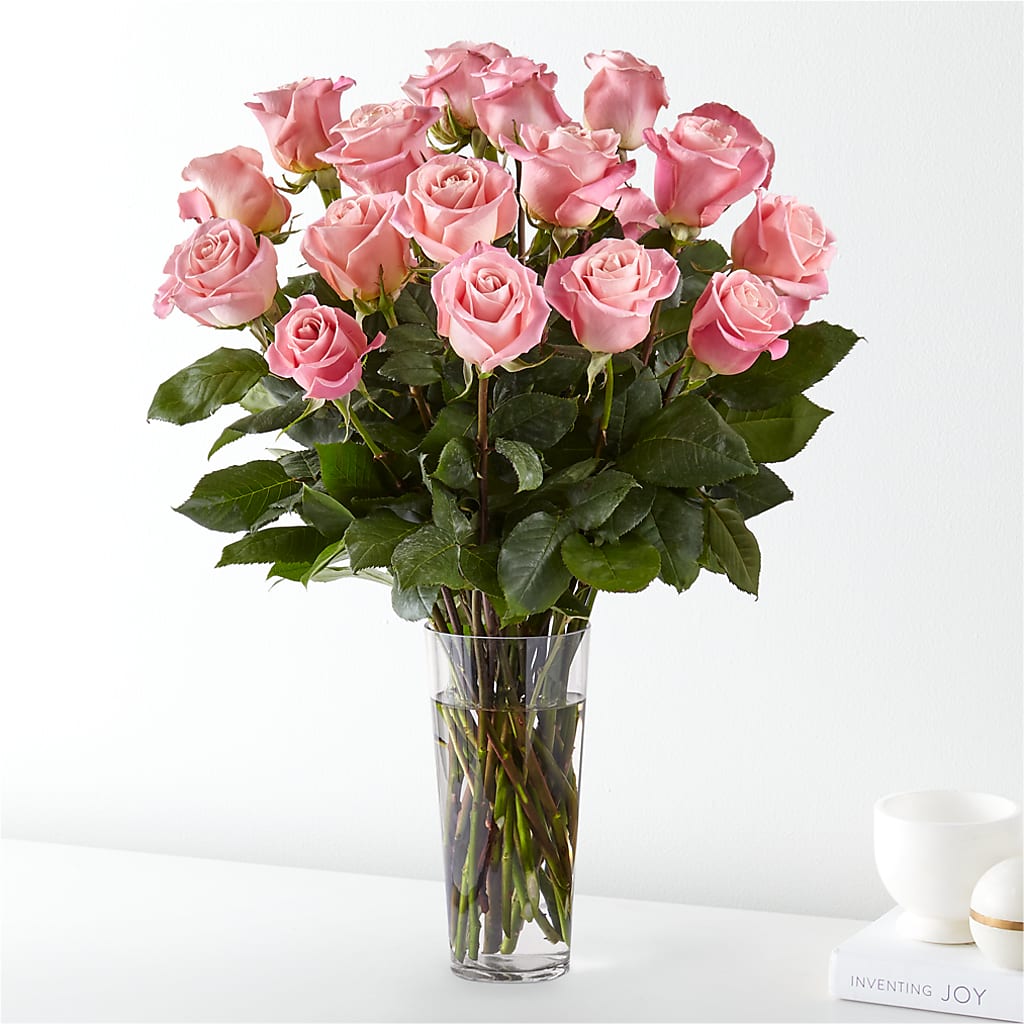 Long Stem Pink Rose Bouquet – Colonial Nursery Garden Center, Ladysmith WI