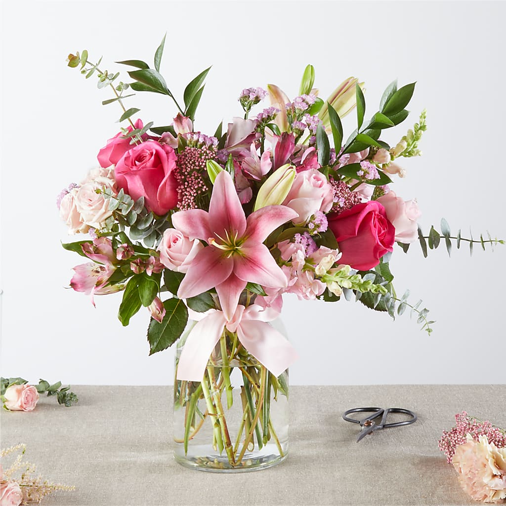Pink Ribbon - A Florist Original – Colonial Nursery Garden Center, Ladysmith WI