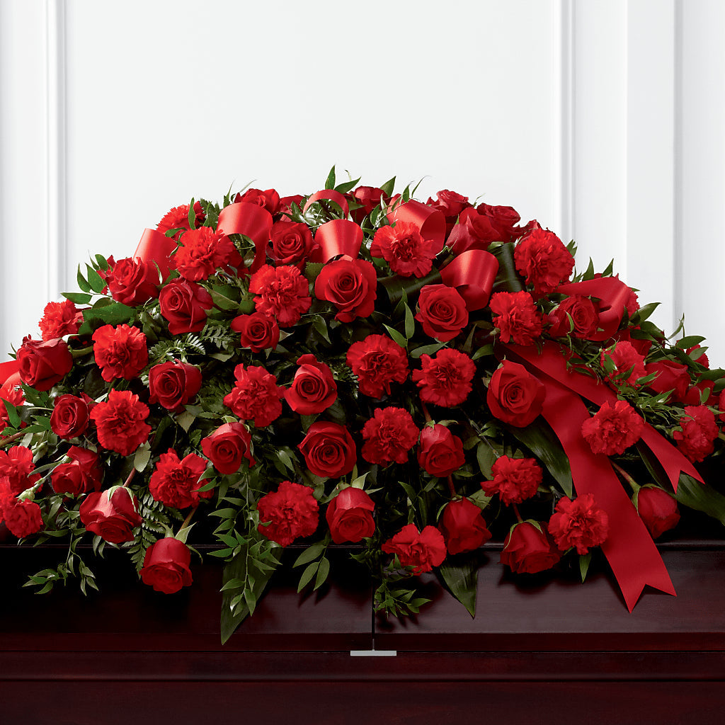 Tribute of Life Casket Spray – Colonial Nursery Garden Center, Ladysmith WI