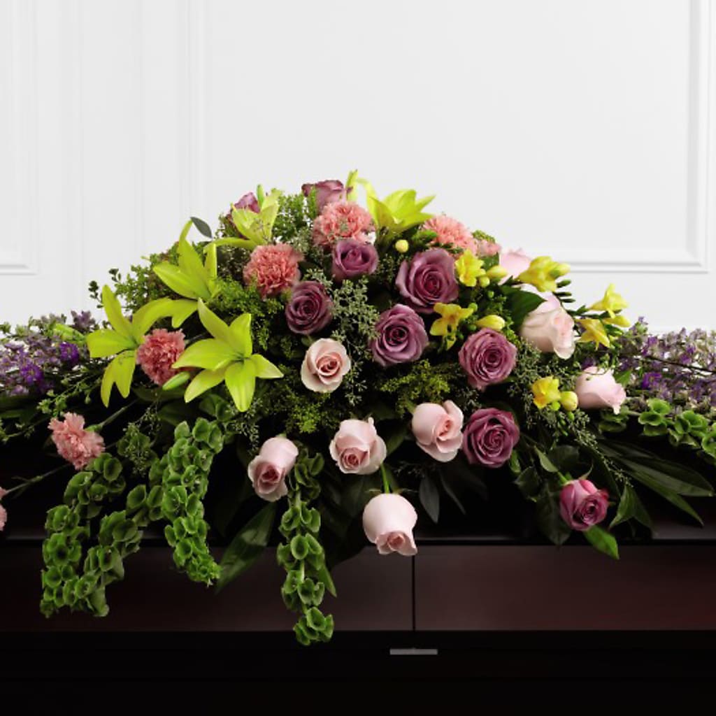 Forever Beloved Casket Spray – Colonial Nursery Garden Center, Ladysmith WI