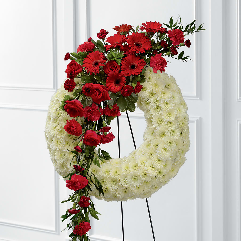 Graceful Tribute Wreath – Colonial Nursery Garden Center, Ladysmith WI