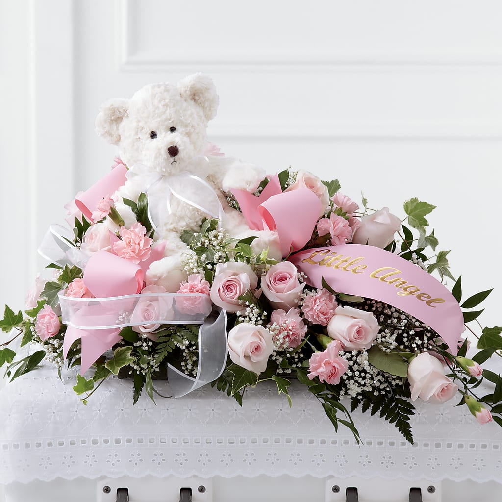 Touch of Sympathy Casket Spray – Colonial Nursery Garden Center, Ladysmith WI