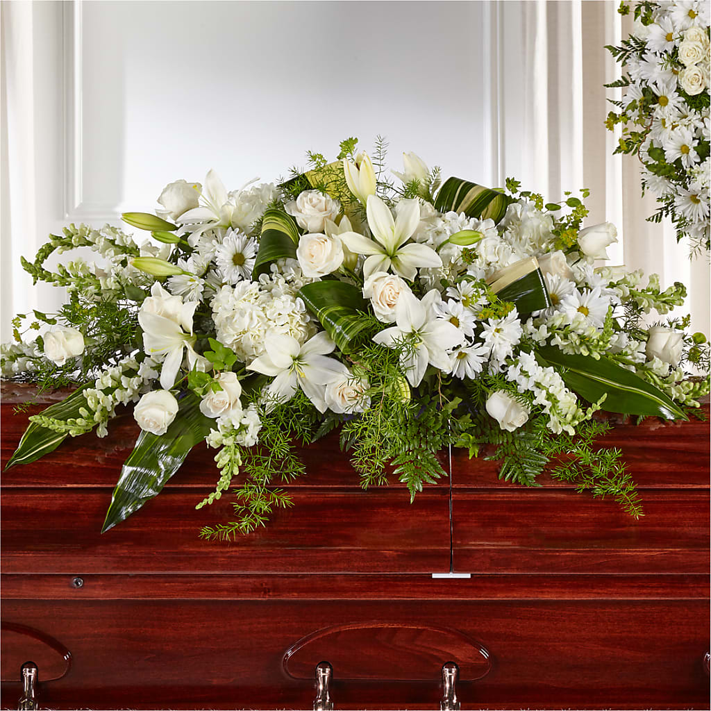 Abundance Casket Spray – Colonial Nursery Garden Center, Ladysmith WI