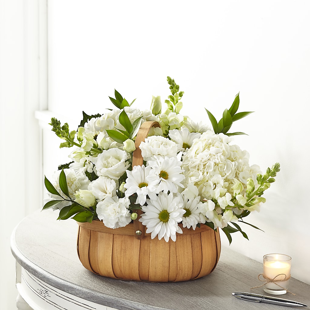 Pure Ivory Basket – Colonial Nursery Garden Center, Ladysmith WI