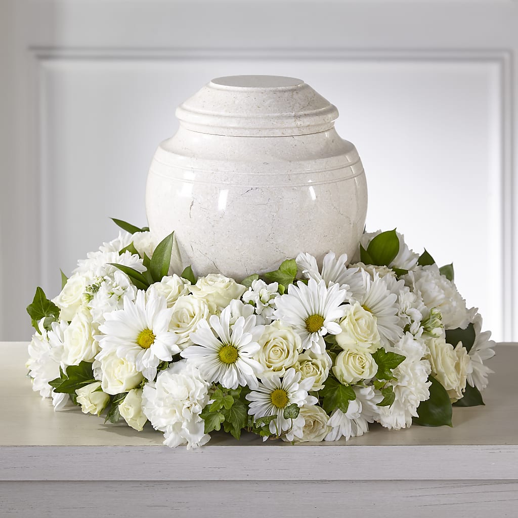 Ivory Gardens Cremation Adornment – Colonial Nursery Garden Center, Ladysmith WI