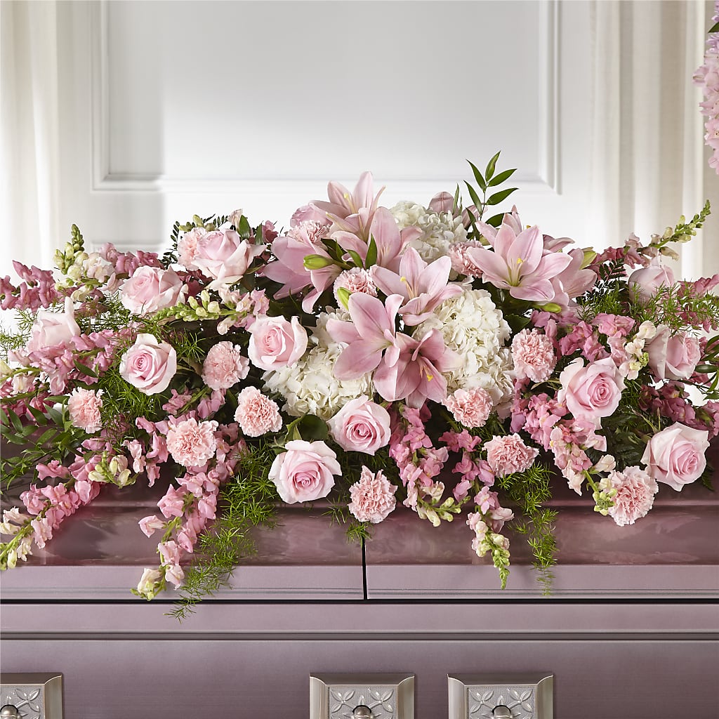 Life & Remembrance Casket Spray – Colonial Nursery Garden Center, Ladysmith WI