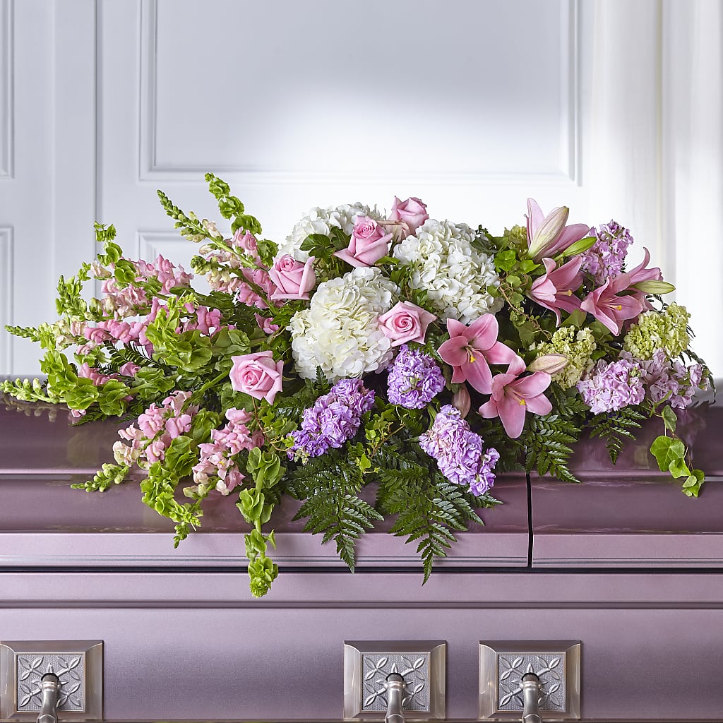 Life's Gratitude Casket Spray – Colonial Nursery Garden Center, Ladysmith WI