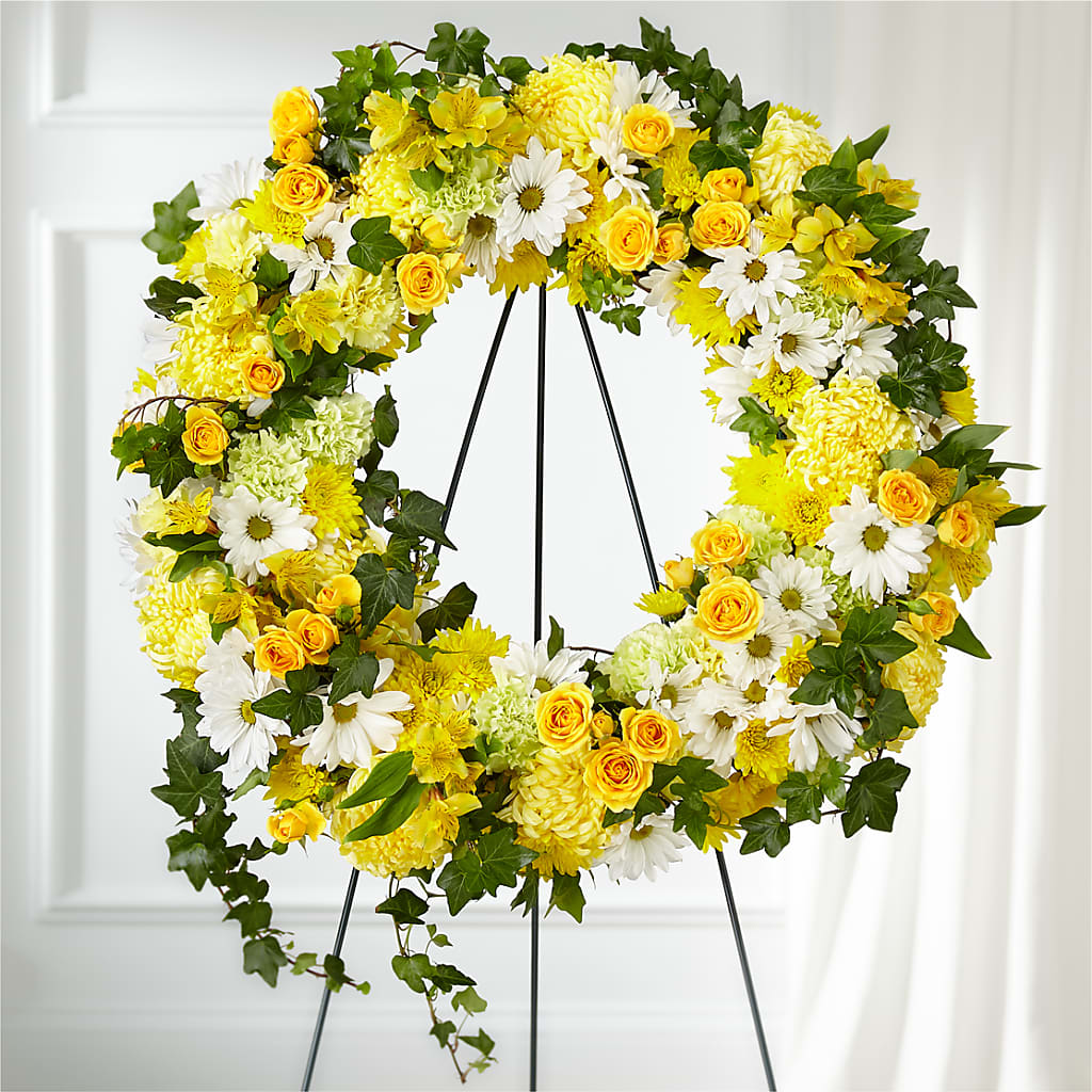 Golden Remembrance Wreath – Colonial Nursery Garden Center, Ladysmith WI