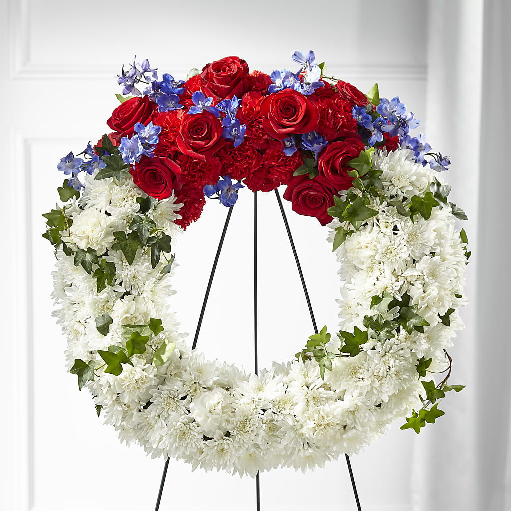 Patriotic Passion Wreath – Colonial Nursery Garden Center, Ladysmith WI