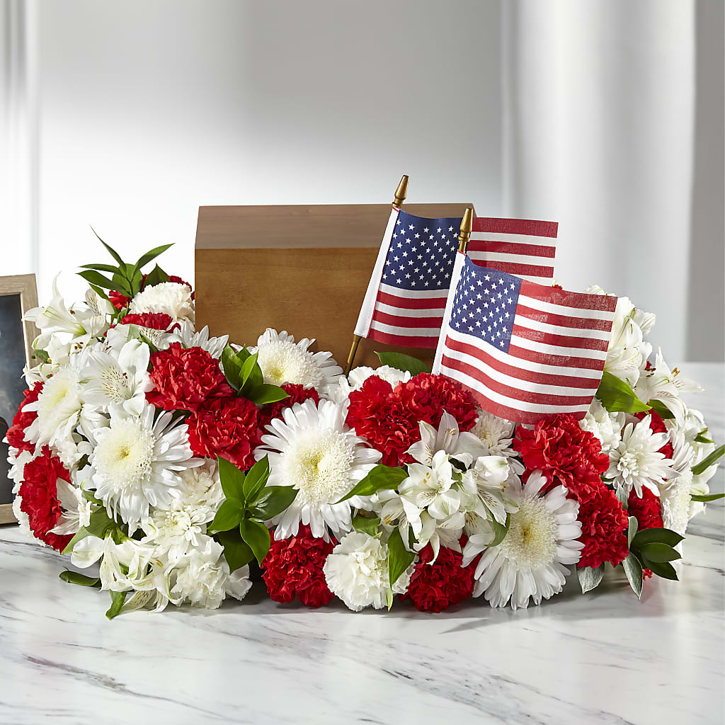 Spirit of Patriotism Cremation Adornment – Colonial Nursery Garden Center, Ladysmith WI