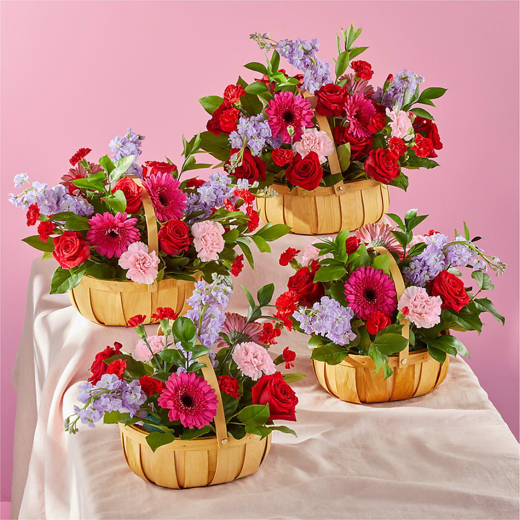 Pink Picnic Basket – Colonial Nursery Garden Center, Ladysmith WI