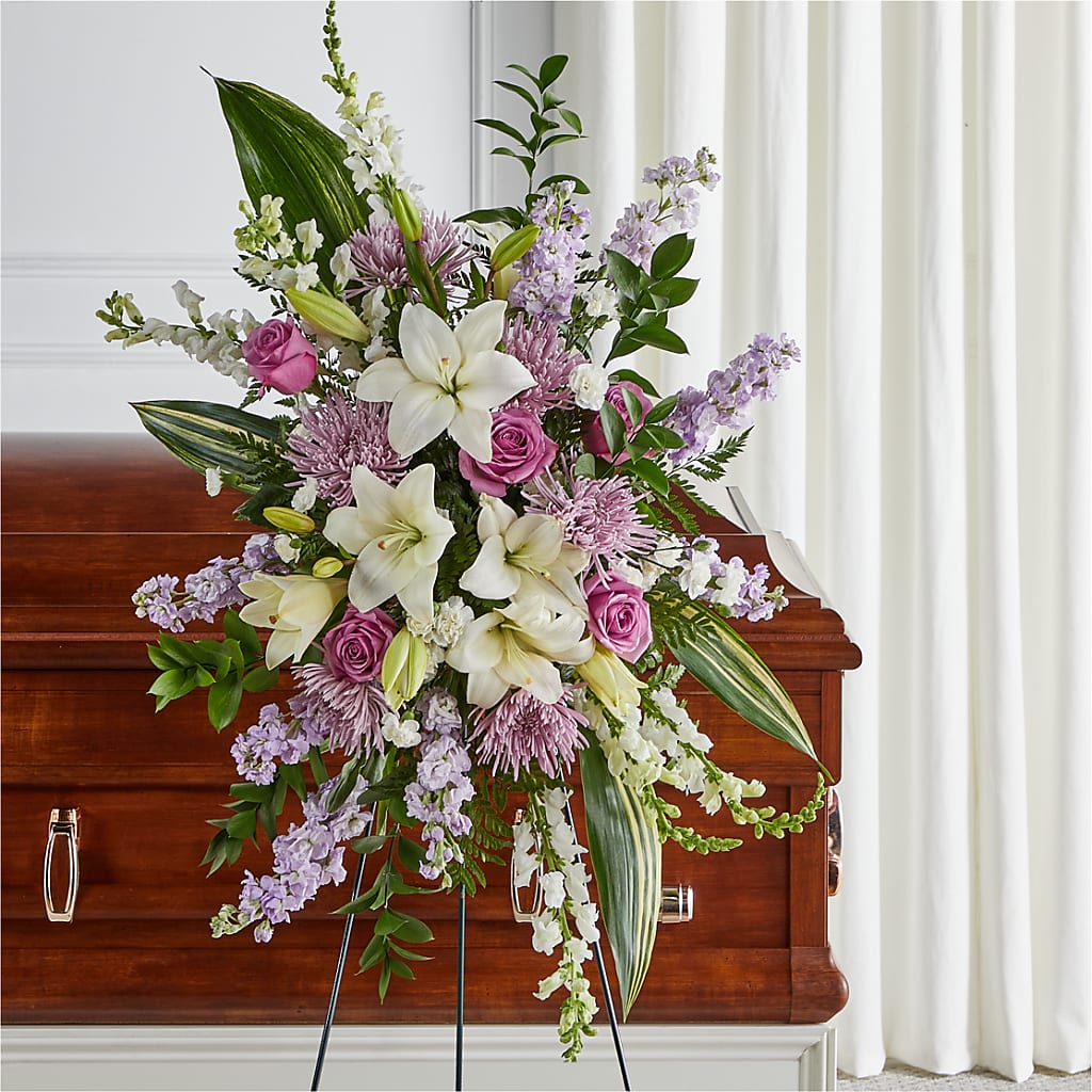 Grateful Hearts Standing Spray – Colonial Nursery Garden Center, Ladysmith WI