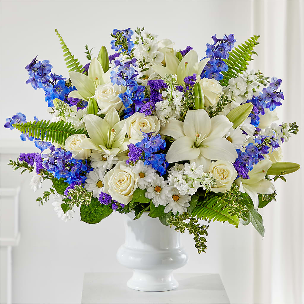 Expressions of Hope Urn Arrangement – Colonial Nursery Garden Center, Ladysmith WI