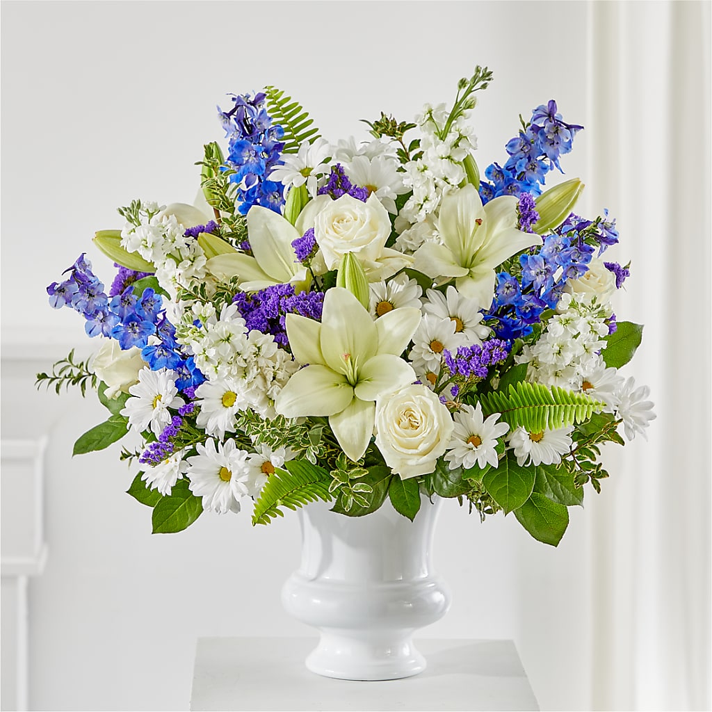 Expressions of Hope Urn Arrangement – Colonial Nursery Garden Center, Ladysmith WI