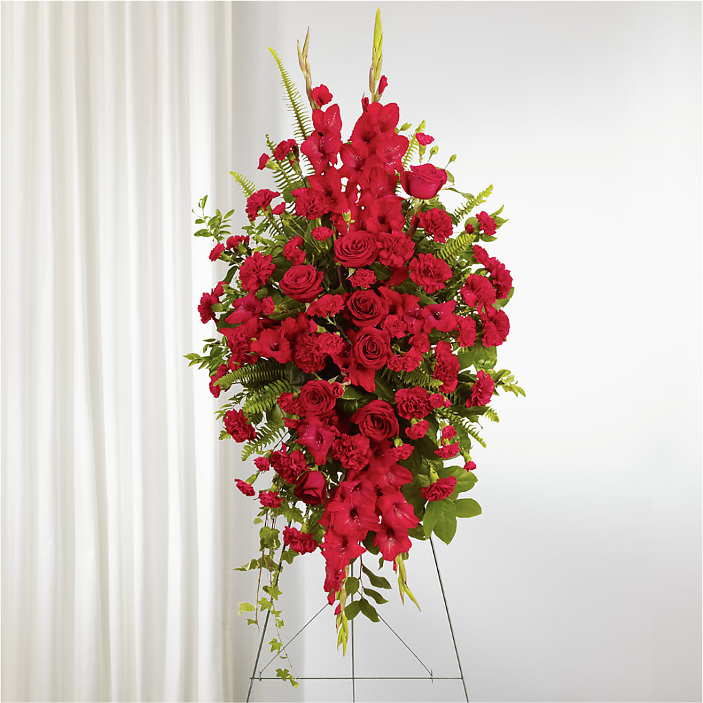 From the Heart Standing Spray – Colonial Nursery Garden Center, Ladysmith WI