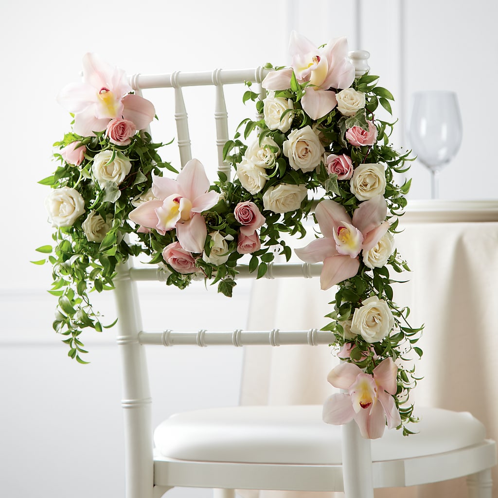 Orchid Rose Chair Décor – Colonial Nursery Garden Center, Ladysmith WI