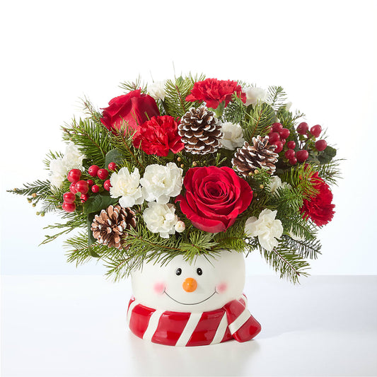 Jolly Snowman Bouquet –  Colonial Nursery Garden Center, Ladysmith WI
