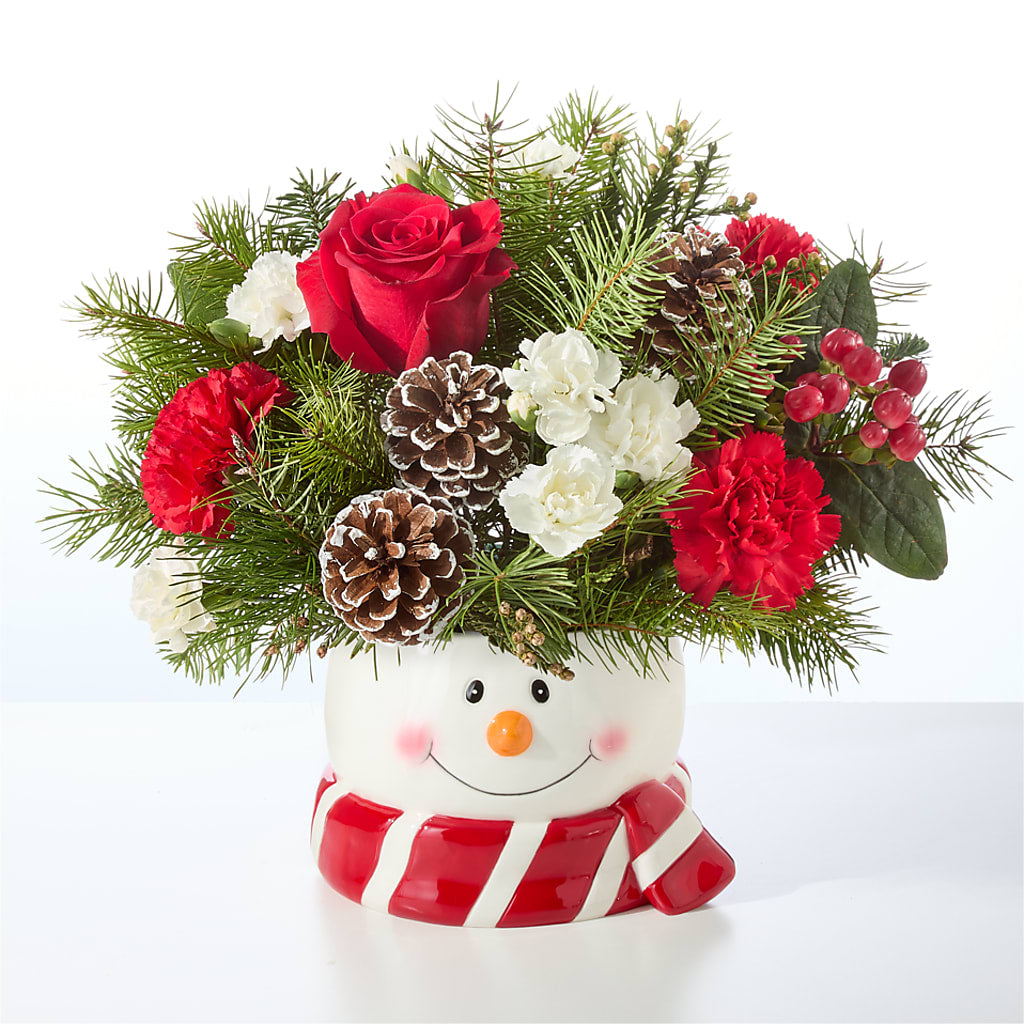 Jolly Snowman Bouquet –  Colonial Nursery Garden Center, Ladysmith WI
