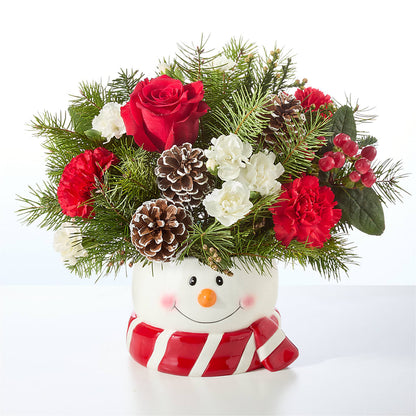 Jolly Snowman Bouquet –  Colonial Nursery Garden Center, Ladysmith WI