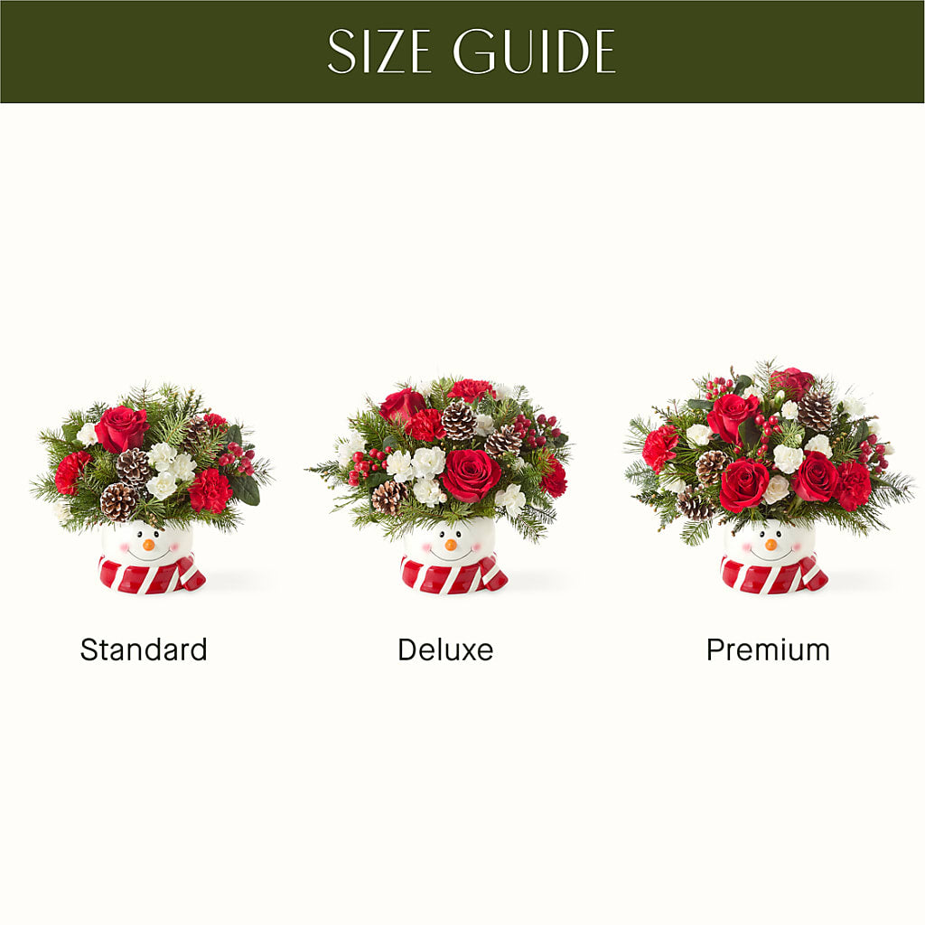 Jolly Snowman Bouquet –  Colonial Nursery Garden Center, Ladysmith WI