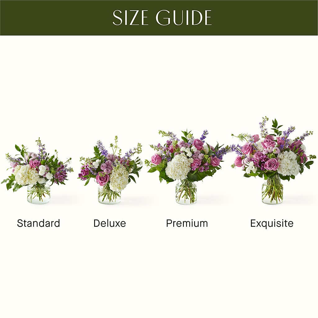 Violet Caress Bouquet –  Colonial Nursery Garden Center, Ladysmith WI