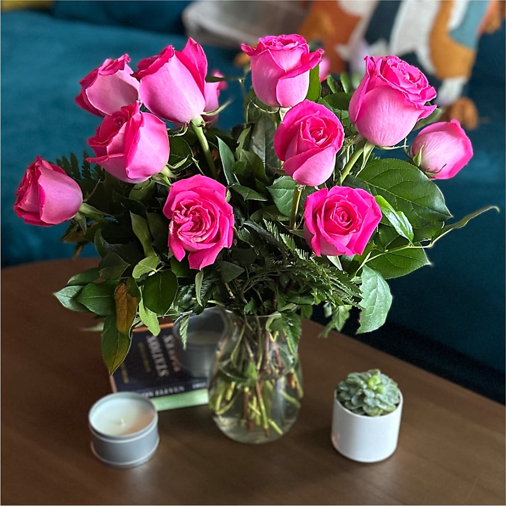 Long Stem Pink Rose Bouquet –  Colonial Nursery Garden Center, Ladysmith WI