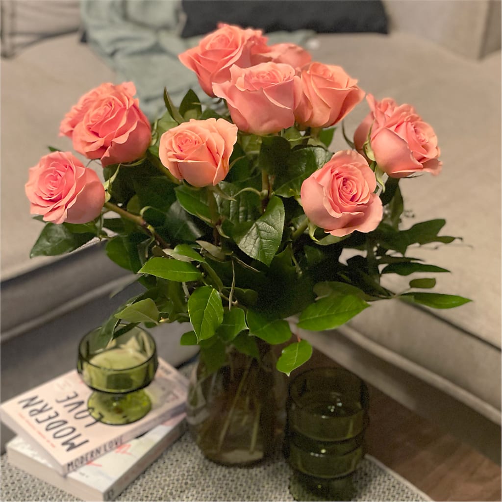 Long Stem Pink Rose Bouquet –  Colonial Nursery Garden Center, Ladysmith WI