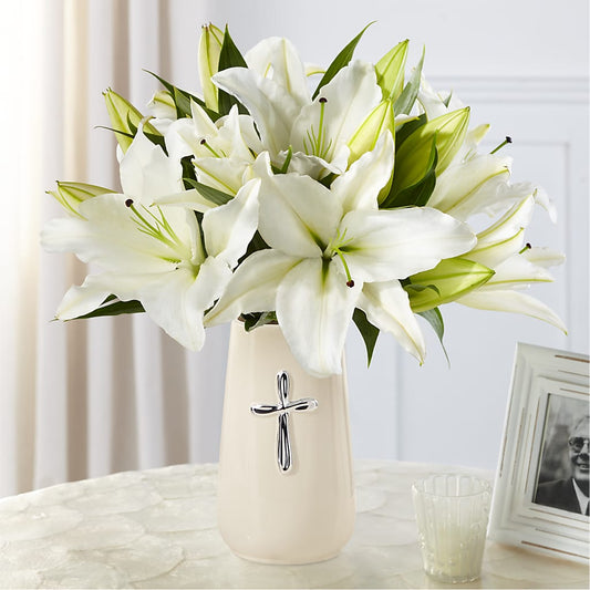 Faithful Blessings Bouquet –  Colonial Nursery Garden Center, Ladysmith WI