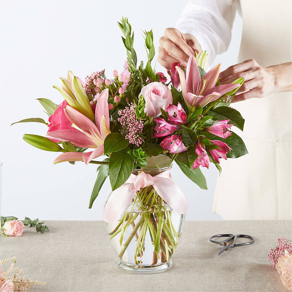 Pink Ribbon - A Florist Original –  Colonial Nursery Garden Center, Ladysmith WI