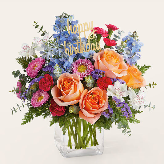 Birthday Bash Bouquet –  Colonial Nursery Garden Center, Ladysmith WI
