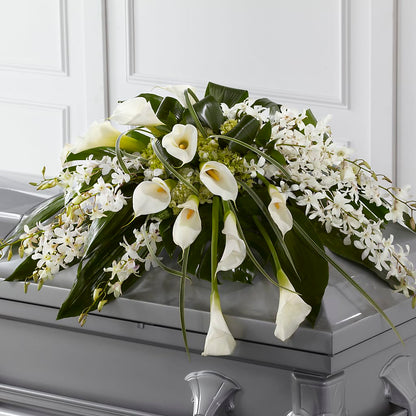 Angel Wings Casket Spray –  Colonial Nursery Garden Center, Ladysmith WI