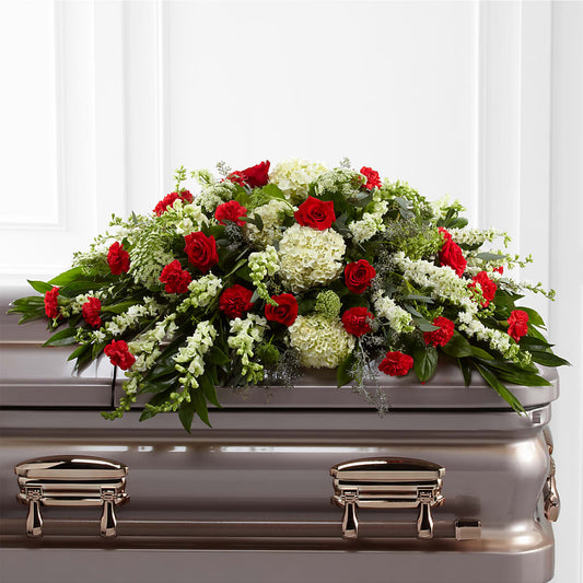 Sincerity Casket Spray –  Colonial Nursery Garden Center, Ladysmith WI