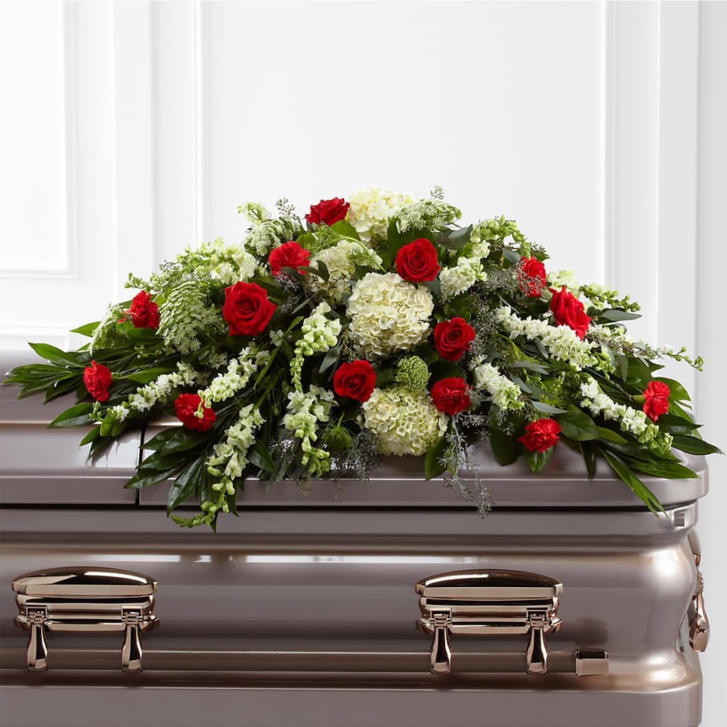 Sincerity Casket Spray –  Colonial Nursery Garden Center, Ladysmith WI