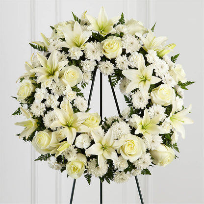 Treasured Tribute Wreath –  Colonial Nursery Garden Center, Ladysmith WI