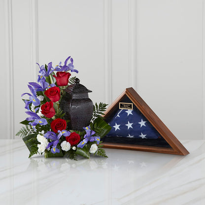 Patriotic Tribute Arrangement –  Colonial Nursery Garden Center, Ladysmith WI