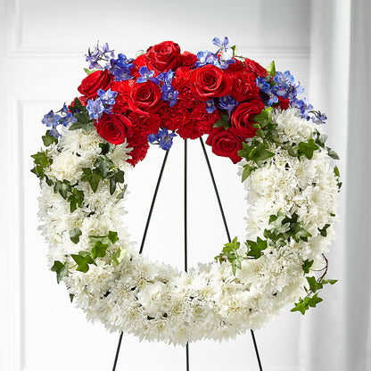 Patriotic Passion Wreath –  Colonial Nursery Garden Center, Ladysmith WI