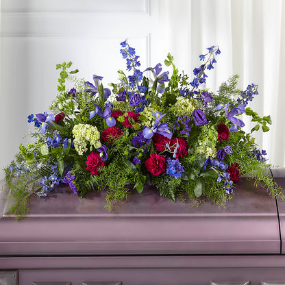 Always Treasured Casket Spray –  Colonial Nursery Garden Center, Ladysmith WI
