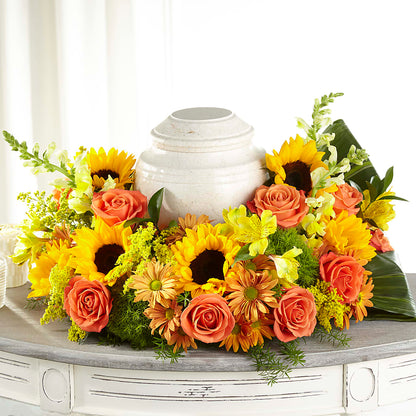 Faithful Sunflower Cremation Adornment –  Colonial Nursery Garden Center, Ladysmith WI