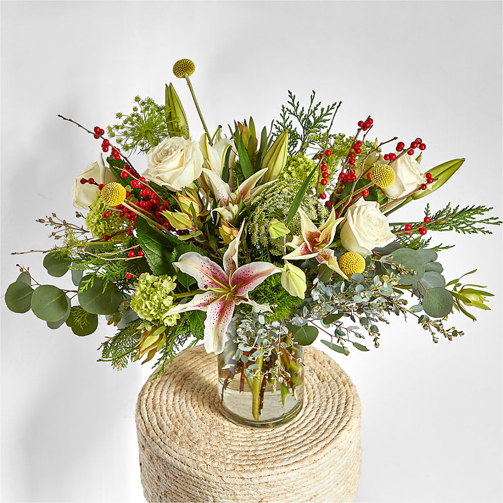Berry & Bright Bouquet –  Colonial Nursery Garden Center, Ladysmith WI