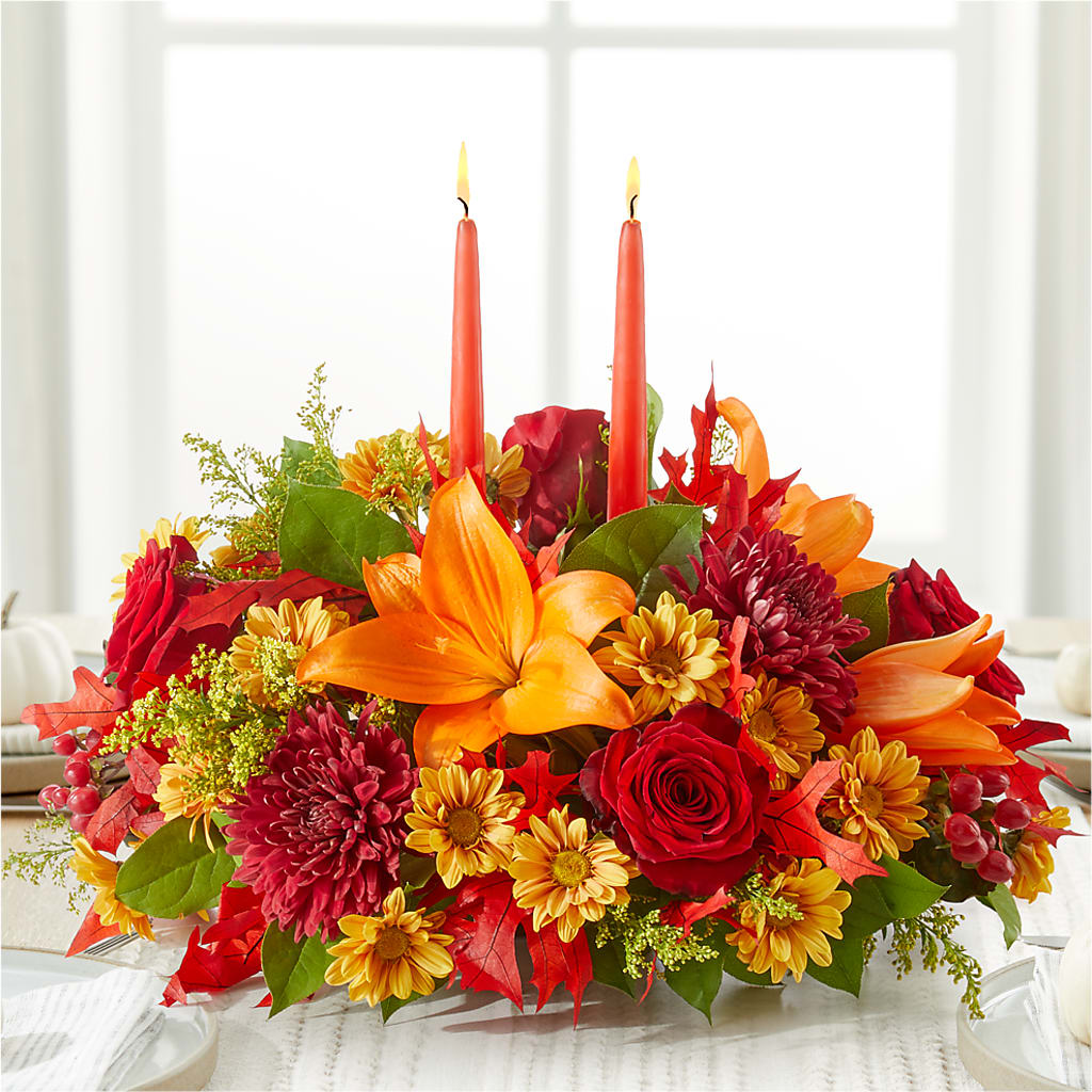 Autumn's Embrace Centerpiece –  Colonial Nursery Garden Center, Ladysmith WI