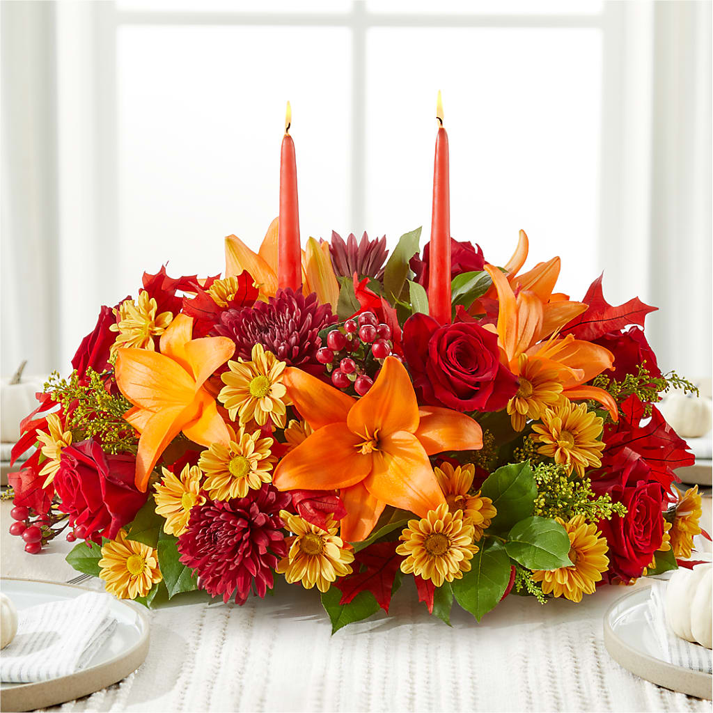 Autumn's Embrace Centerpiece –  Colonial Nursery Garden Center, Ladysmith WI