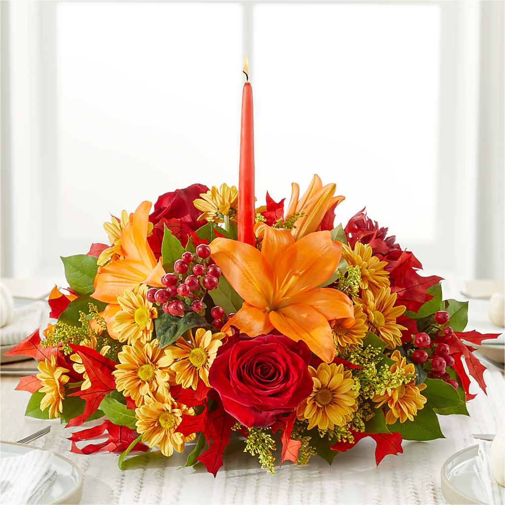 Autumn's Embrace Centerpiece –  Colonial Nursery Garden Center, Ladysmith WI