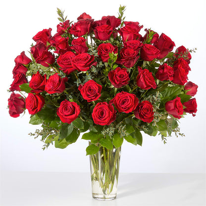 Forever Yours Fifty Stem Red Rose Bouquet –  Colonial Nursery Garden Center, Ladysmith WI