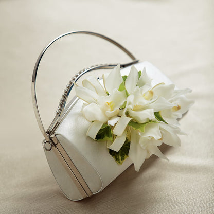 White Purse Decor –  Colonial Nursery Garden Center, Ladysmith WI